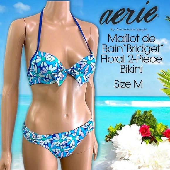aerie Other - Aerie Maillot de Bain “Bridget” Floral Two Piece Bikini Set